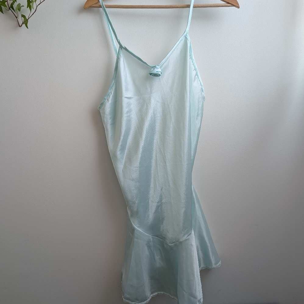 Vintage Satin Lingerie / Slip Dress